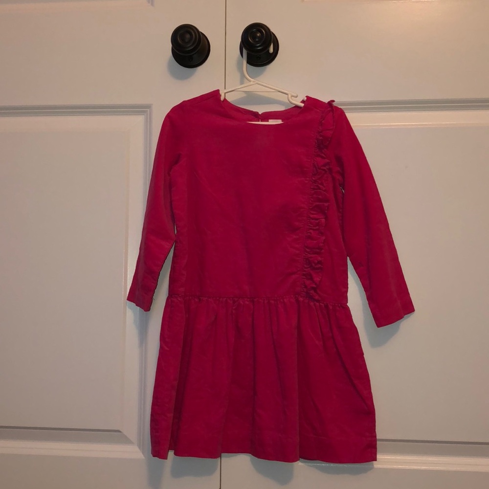 Pink ruffle gap dress